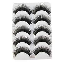 5 Pairs European Black False Eyelashes 324