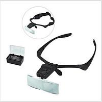 5 lens headset magnifier magnifying glass eyelash extension led hands  ...