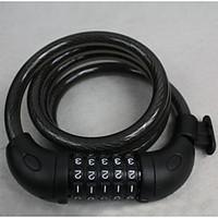 5 digit combination steel cable security bicycle lock set 120cm