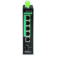 5-port Hardened Industrial Gigabit Poe+ Din-rail Switch