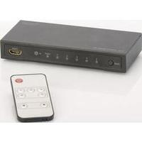 5 ports hdmi switch digitus ds 49304 4096 x 2160