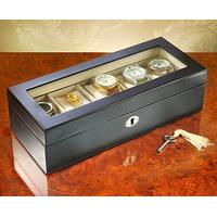 5-Watch Wooden Display Box