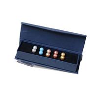 5 piece simulated pearls with swarovski elements earring set