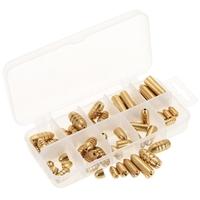 50pcs 1.8/3.5/5/7/10g Weight Assorted Copper Sinker Kit Fishing Tackle Sinkers in A Box Case