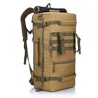 50 l travel duffel backpack rucksack climbing camping hiking waterproo ...