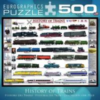 500 Piece History Of Trains Jigsaw Puzzle