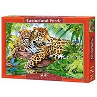 500pc Jaguars By The Pool Jigsaw Puzzle