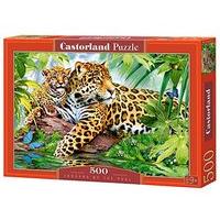 500pc jaguars by the pool jigsaw puzzle