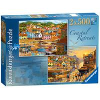 500 Piece Pack Of 2 Coastel Retreats Puzzles