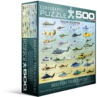 500 Piece Military Helicopters Puzzle