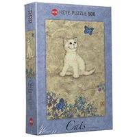 500pc White Kitty Cats Jigsaw Puzzle