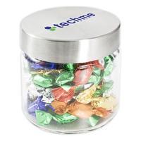 50 x personalised glass sweet container national pens