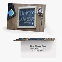 50 x personalised happy new year card national pens