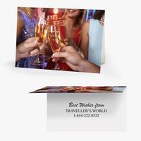 50 x Personalised Champagne Celebration Card - National Pens