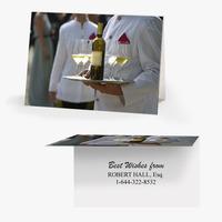 50 x Personalised Drinks Waiter Card - National Pens