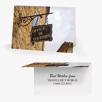 50 x Personalised Tourist Office Sign Card - National Pens