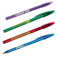 500 x Personalised Pens Bic Style Clear - National Pens