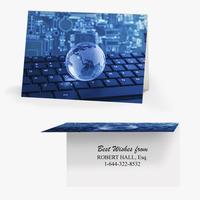 50 x Personalised Glass Globe Card - National Pens