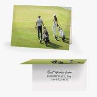 50 x Personalised Golf Caddy Card - National Pens