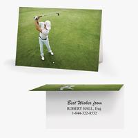 50 x Personalised Golf Drive Card - National Pens