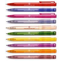 500 x Personalised Pens Pier Transparent - National Pens