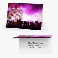 50 x Personalised Disco Ball Card - National Pens