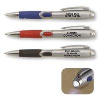 50 x personalised clarion flashlight pen national pens