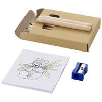 50 x Personalised 8-piece colouring set - National Pens