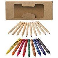 50 x Personalised Pens Pencil and Crayon set - National Pens
