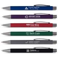 50 x Personalised Pens Flynn Soft Touch Pen - National Pens