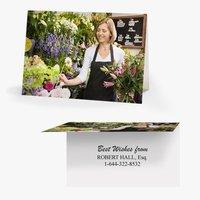 50 x Personalised Florist Card -...