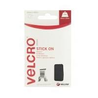 50mm Velcro Stick On Hook & Loop Tape 50cm Black