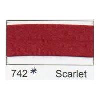 50mm Essential Trimmings Polycotton Bias Binding Tape Scarlet