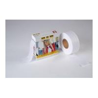 50mm Vilene Iron On Edgefix Folding Stabiliser Tape White