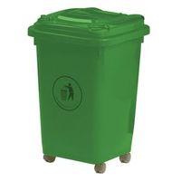 50 LITRE WHEELED BIN, BGREEN