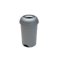 50l OPEN TOP BIN - METALLIC