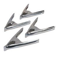 50mm 4pk Silverline Stall Clips