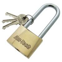 50mm Long Shackle Brass Padlock