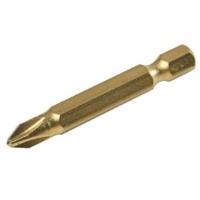 50mm 10 Pack Phillips Gold Screwdriver Bits