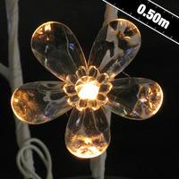 50cm Battery Operated White Flower Twig Lights