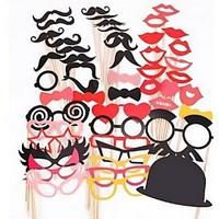 50 PCS Card Paper Photo Booth Props Party Fun Favor