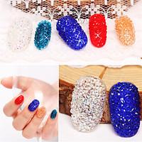 500pcs Nails DIY Rhinestones Micro Diamond Crystal 3D Nail Art Decoration Tiny Mini Pixie Rhinestone