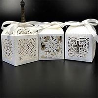 50pcslots lace snow cross wedding candy box party favors candy box wed ...