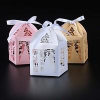 50pcs forever love bride and groom wedding candy box party favors box wedding supplies