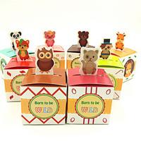50 Piece/Set Baby Shower Favors Birthday Party Boxes and Gift Kids Birthday Party Decoration Cute Animals Candy Box