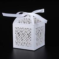 50pcs Laser Cut Gift Boxes flower Wedding Party Favor box candy box wedding box for wedding supplies event party supplies