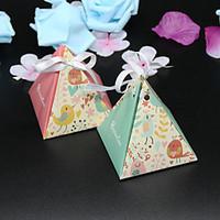 50pcs Love Birds Baby Shower Candy Box Gift Box Wedding Favors And Gifts Box Party Supplies