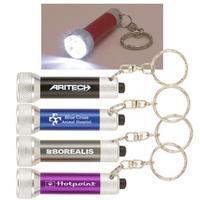 50 x Personalised 7 LED Flashlight Key Chain - National Pens