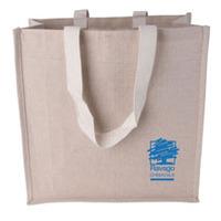 50 x Personalised Canvas shopper with woven handles - National Pens