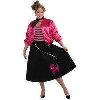 50s Poodle Girl Costume Plus Size